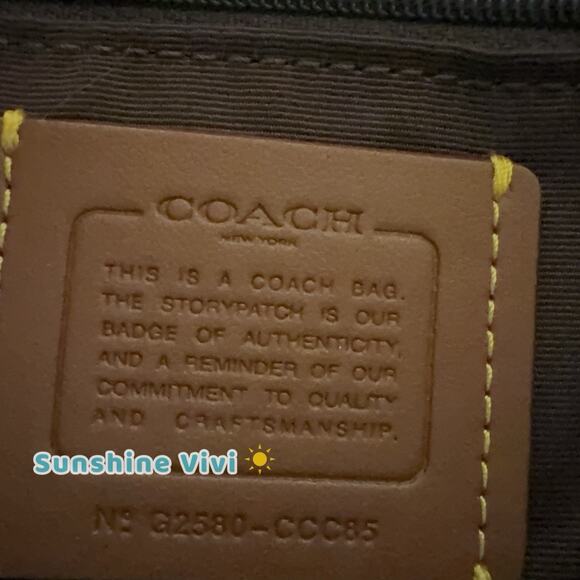 NWT Coach Asher Shoulder Bag With Cow Print CCC85 Cow Printed Haircalf Cow Multi - Picture 8 of 10